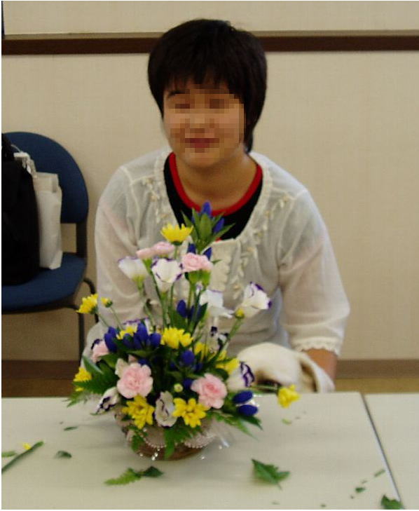 9月のお花を大きくトリミングした写真