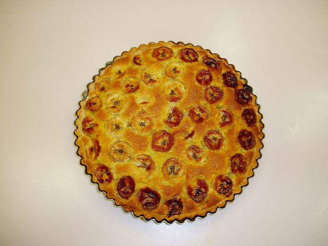 タルトが焼きあがった写真
